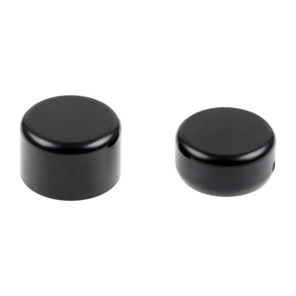 Cult-Werk hinten wheel axle Abdeckungsset. glänzend schwarz – Softail: 18-19(NU)FXBR Breakout 107; 18-22(NU)FXBRS Breakout 114; 23-25 FXBR Breakout 117; 18-20 FLFB Fat Boy 107; 18-24 FLFBS Fat Boy 114; 2025 FLFB Fat Boy 117
