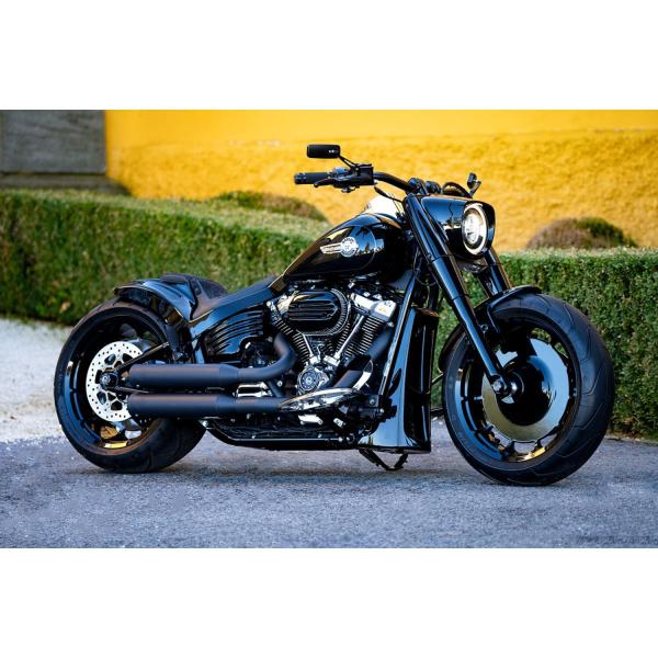 Cult-Werk Bug spoiler Custom. glänzend schwarz – 13-17 Softail FXSB Breakout (NU)