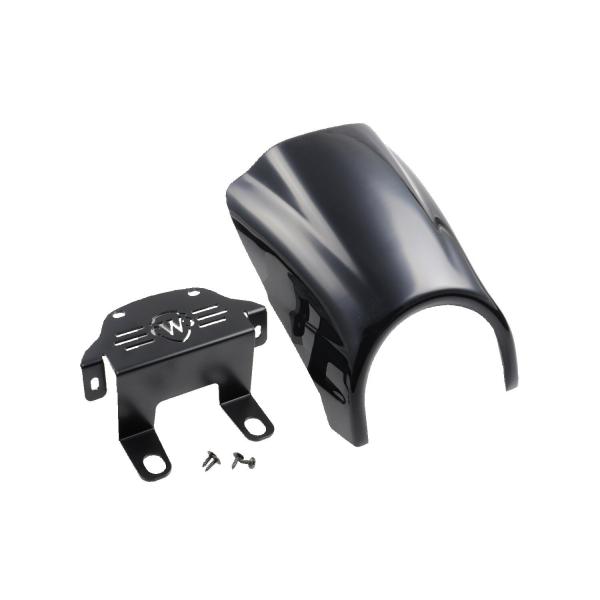 Cult-Werk Scheinwerfermaske Custom. glänzend schwarz – 18-26 Softail: 18-20 (NU) FXBB Street Bob 107; 25-26 FXBB; 21-24 (NU) FXBBS Street Bob 114; 20-24 (NU) FXST Standard 107