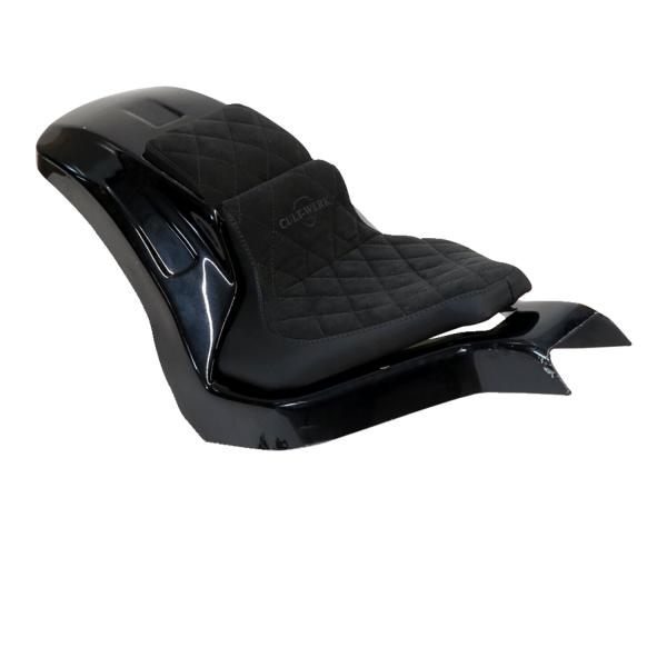 Cult-Werk Softail wide fender Set ''Racing''. 2-up Sitzbank – 18-26 Softail Breakout: 18-20 (NU) FXBR Breakout 107; 18-22 FXBRS (NU) Breakout 114; 23-26 FXBR Breakout 117