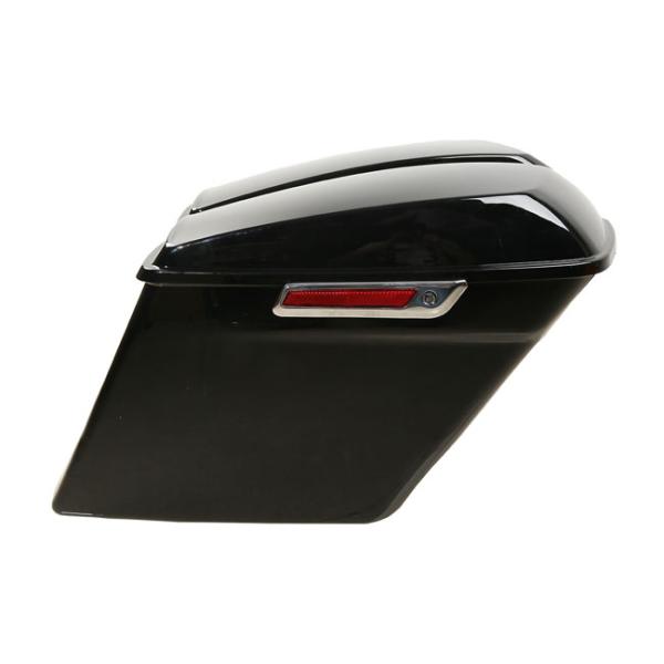 5" verlängertes Satteltaschenset. Bagger Koffer Schwarz für Harley Davidson 14-23 FLT/Touring Street Glide, Road Glide, Road King