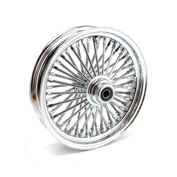 MCS radial 48 fat spoke front wheel 3.50 x 16 SF chrome – 04-05 FXDWG