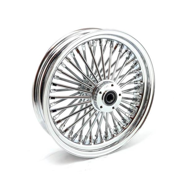 MCS radial 48 fat spoke front wheel 3.50 x 16 SF chrome – 04-05 FXDWG