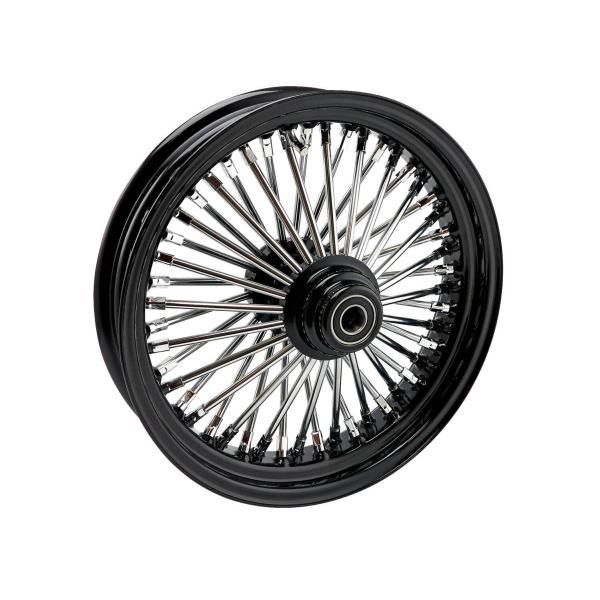 MCS radial 48 fat spoke front wheel 3.50 x 16 SF black – 04-05 FXDWG