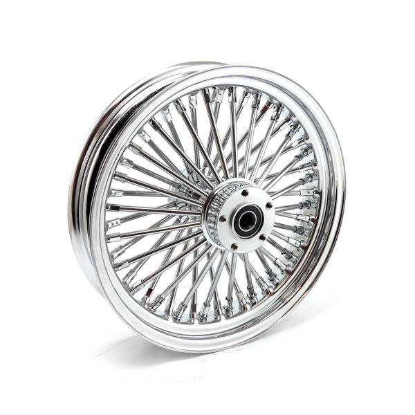 MCS-Radialspeichen-Hinterrad mit 48 Fat Spoke, 3.50 x 16, verchromt – 06-07 Dyna; 02-07 FLT/Touring; 05-07 XL Sportster (NU)