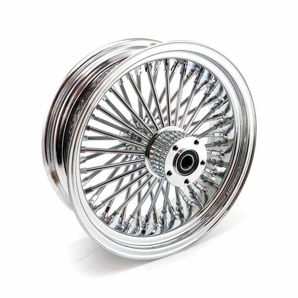 MCS-Radialspeichen-Hinterrad mit 48 Fat Spoke, 5.50 x 16, verchromt – 06-07 Dyna; 02-07 FLT/Touring (NU)