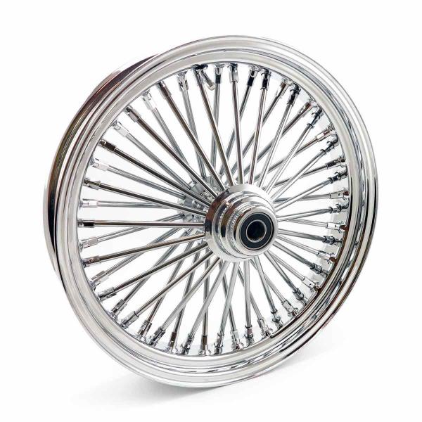 MCS-Radialspeichen-Vorderrad mit 48 Fat Spoke, 3.50 x 18, SF, verchromt – 04-05 FXDWG