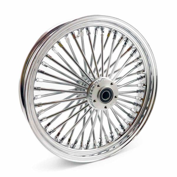 MCS-Radialspeichen-Vorderrad mit 48 Fat Spoke, 3.50 x 18, SF, verchromt – 04-05 FXDWG