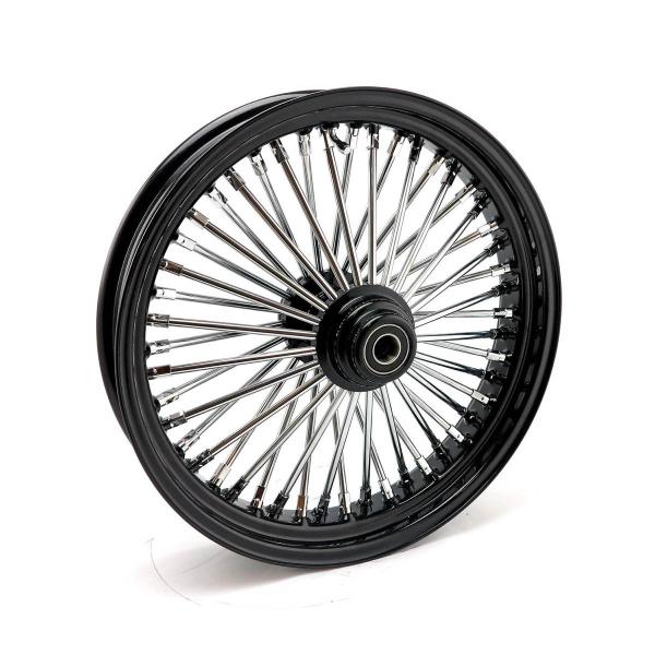 MCS radial 48 fat spoke front wheel 3.50 x 18 SF black – 04-05 FXDWG