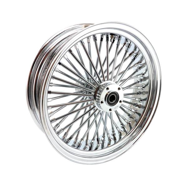 MCS-Radialspeichen-Hinterrad mit 48 Fat Spoke, 5.50 x 18, verchromt – 02-07 FLT/Touring; 02-06 V-Rod (NU)