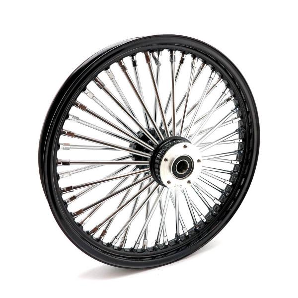MCS-Radialspeichen-Vorderrad mit 48 Fat Spoke, 2.15 x 19, DF, schwarz – Custom-Anwendungen