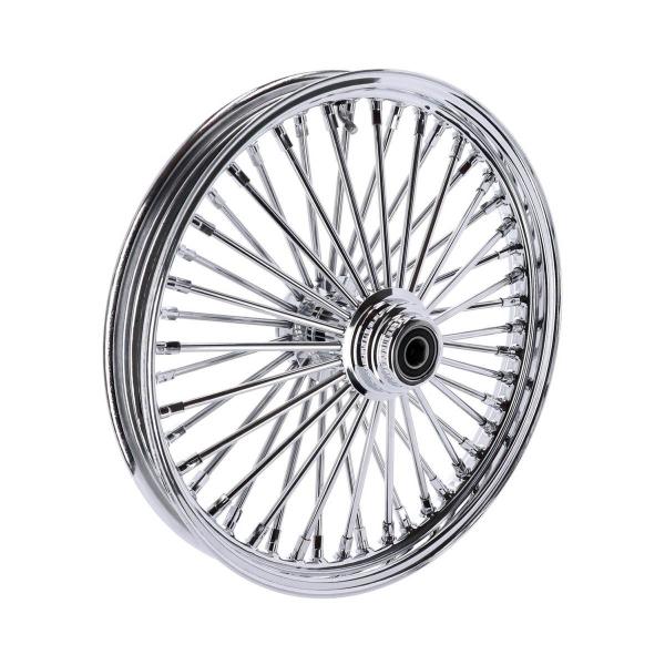 MCS radial 48 fat spoke front wheel 2.15 x 19 SF chrome – 04-05 FXDWG