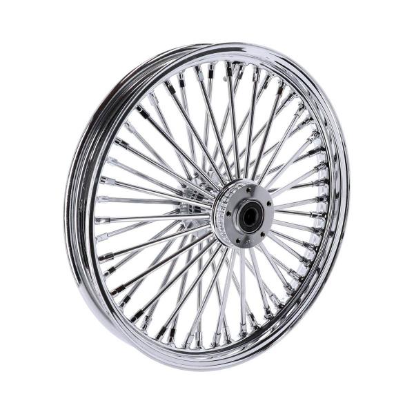 MCS radial 48 fat spoke front wheel 2.15 x 19 SF chrome – 04-05 FXDWG
