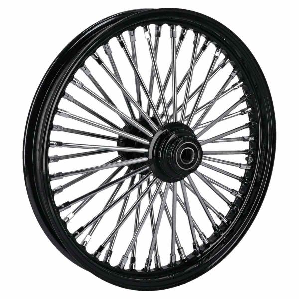 MCS radial 48 fat spoke front wheel 2.15 x 19 SF black – 04-05 FXDWG