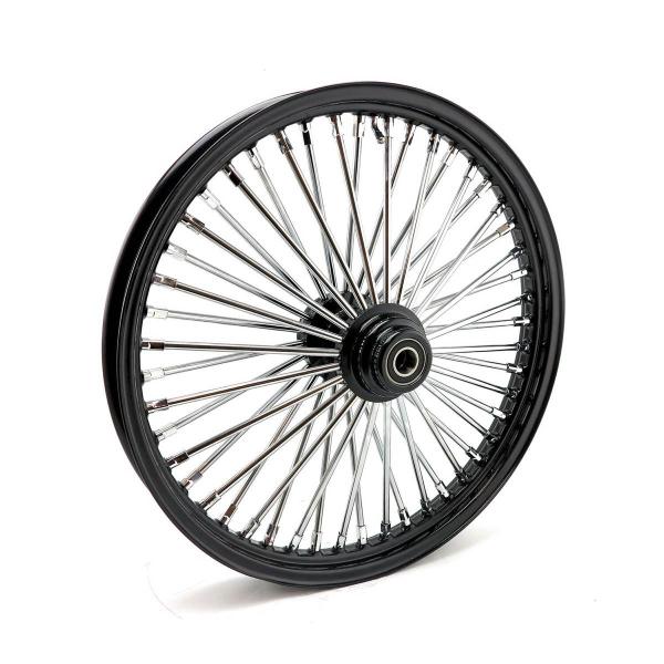 MCS radial 48 fat spoke front wheel 2.15 x 21 SF black – 04-05 FXDWG