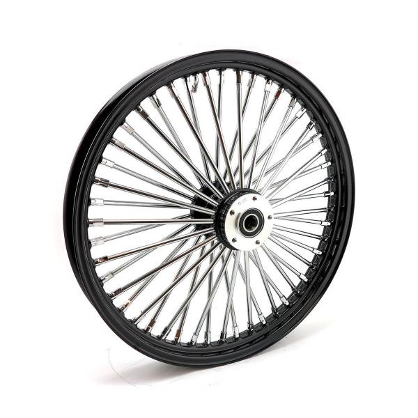 MCS radial 48 fat spoke front wheel 2.15 x 21 SF black – 04-05 FXDWG