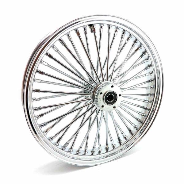 MCS-Radialspeichen-Vorderrad mit 48 Fat Spoke, 3.50 x 21, DF, verchromt – 00-07 FLT/Touring (NU)