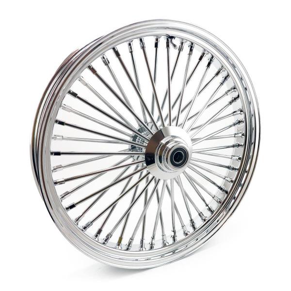 MCS-Radialspeichen-Vorderrad mit 48 Fat Spoke, 3.50 x 23, SF, verchromt – 04-05 FXDWG