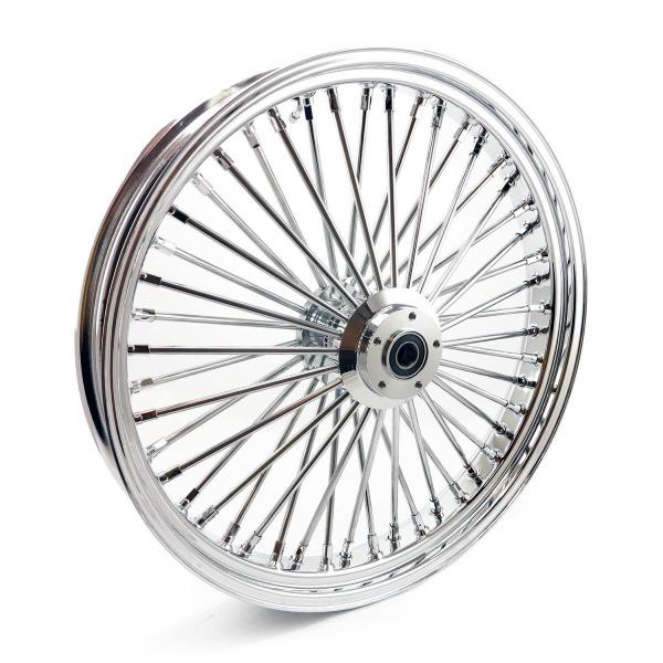 MCS-Radialspeichen-Vorderrad mit 48 Fat Spoke, 3.50 x 23, SF, verchromt – 04-05 FXDWG
