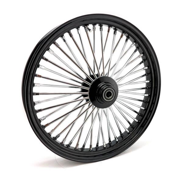 MCS radial 48 fat spoke front wheel 3.50 x 23 SF black – 04-05 FXDWG