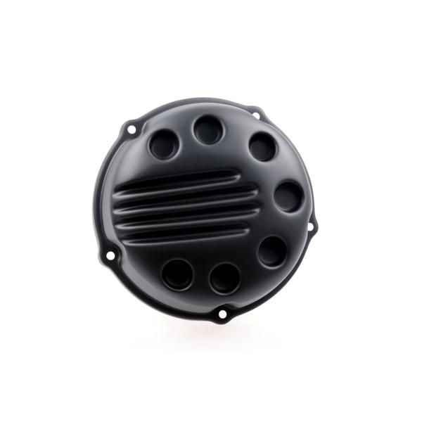 Cult-Werk Luftfilter Abdeckung. Slotted, paintable finish – 18-24 Softail with 107" engine with round OEM air cleaner (NU)