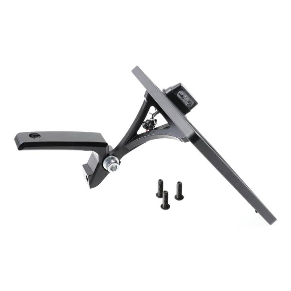 Cult-Werk seitlicher Kennzeichenhalter, schwarz. Germany – 19-20 Softail FXDR (NU)