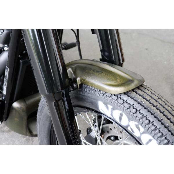 Cult-Werk FXBB Frontfender ''Old School''. mattschwarz – 20-24 (NU) FXST Standard 107; 18-20 (NU) Softail FXBB Street Bob 107; 21-24 (NU) FXBBS Street Bob 114; 25-26 FXBB Street Bob 117