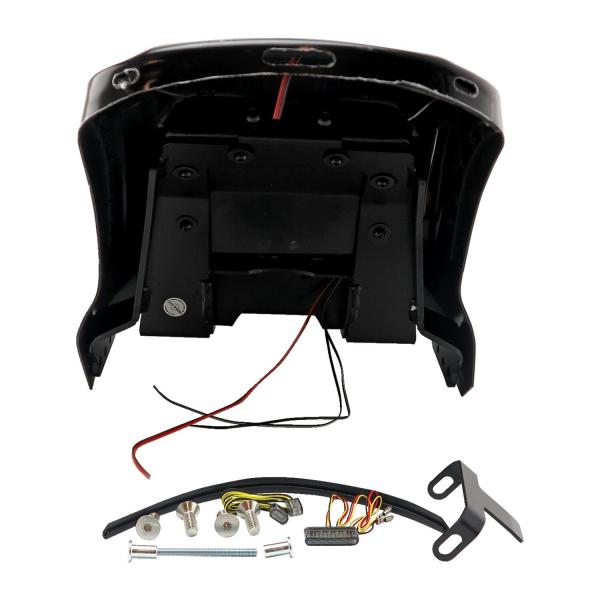 Cult-Werk Softail wide fender Set ''Racing''. 2-up Sitzbank – 18-26 Softail Fat Boy: 18-20 (NU) FLFB Fat Boy 107; 20-24 (NU) FLFBS Fat Boy 114; 25-26 FLFB Fat Boy 117