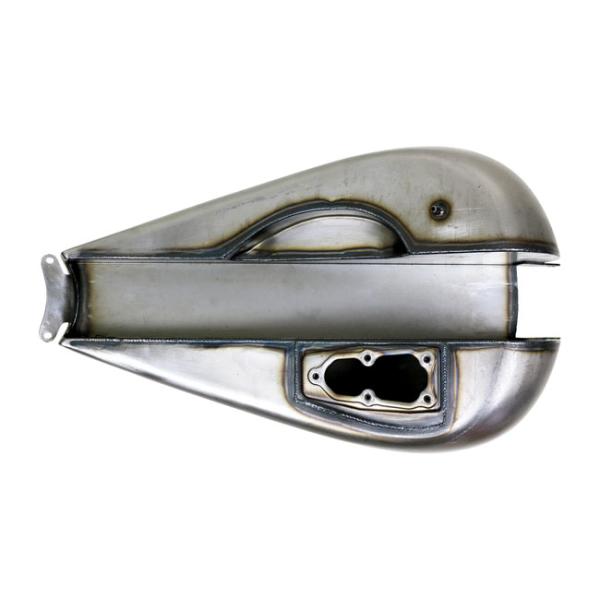 Kodlin, Stretched 'Breakout' Softail Gas Tank - Tank für Harley-Davidson® 18–24 Softail mit kundenspezifischem kürzerem Sitz (bei einigen Modellen ist eine Neuverlegung des Armaturenbretts/der Instrumente erforderlich)