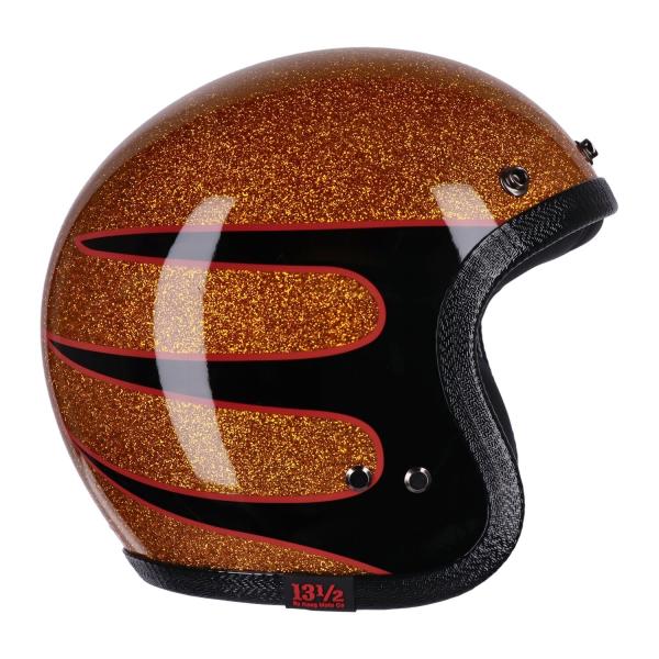 13 1/2 Skull bucket helmet Superior metal flake, Size M