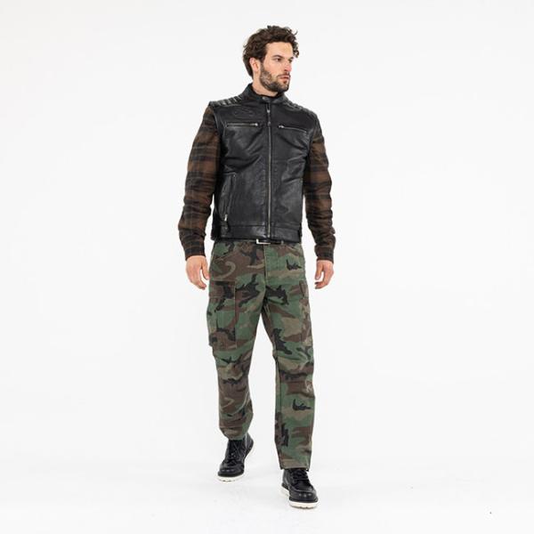 John Doe Storm Leather Vest Black - Lederweste Kutte Leder