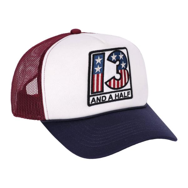 13 1/2 Americana Trucker Cap blau