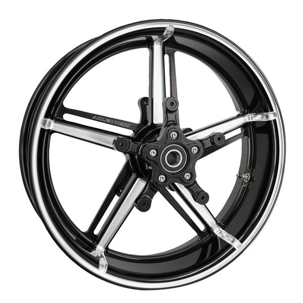 Arlen Ness, 21 x 3.50 Factory 24 Rad, vorne. Schwarz, Contrast Cut – vorne: 2026 Touring; 23-25 FLTRXSE; 23-25 FLHXSE; 24-25 FLTRXSTSE; 24-25 FLHX; 2025 (NU) FLHXU; 24-25 FLTRX. Mit 21-Zoll-Vorderradschutzblech oder höher gesetztem Schutzblech für ausreic