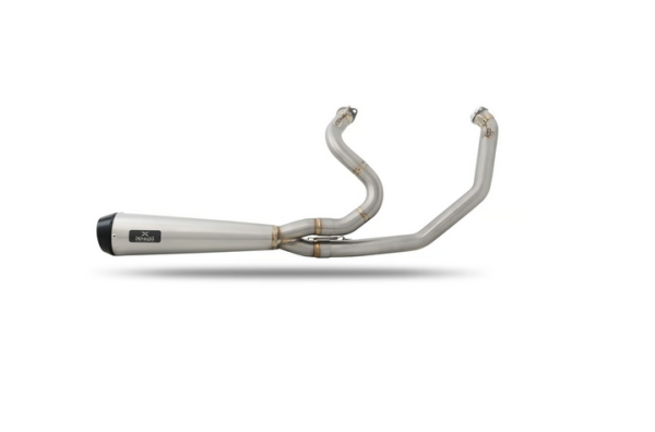 Malparidos  2-1 exhaust system in Stainless Steel Polished finish - für Harley Davidson 07-16 6-sp Touring up to 110" (excl. Ultras) (NU) Euro 3 Auspuffanlage ECE-Typgenehmigung