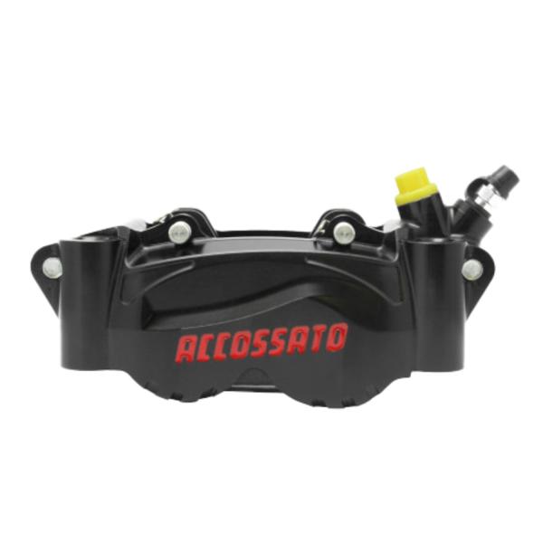 Accossato, 108mm PZ012 radial brake caliper. Right. schwarz