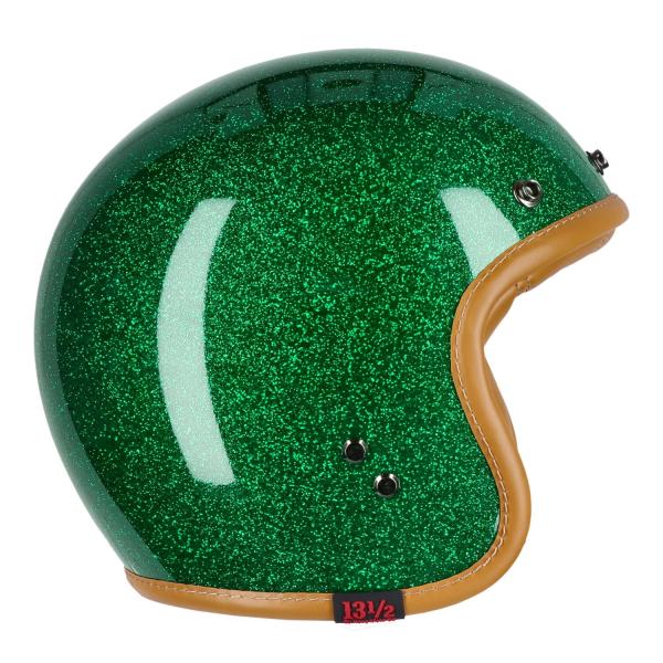 13 1/2 Skull bucket helmet Lucky clover, Size L