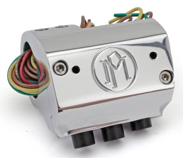 PM "CONTOUR" BILLET-ALU LENKERSCHALTERGEHÄUSE - PERFORMANCE MACHINE