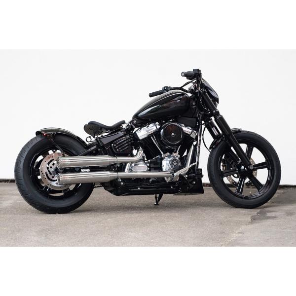 Cult-Werk Heckfender conversion Set ''Old School''. G/schwarz – 18-26 Softail: 25-26 FXBB Street Bob 117; 21-24 (NU) FXBBS Street Bob 114; 18-20 (NU) FXBB Street Bob 107; 20-24 (NU) FXST (NU) Softail Standard 107