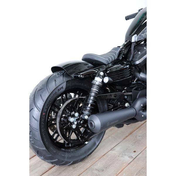 Cult-Werk XL Sportster Heckfender ''Low''. mattschwarz – 04-22 XL Sportster (NU)