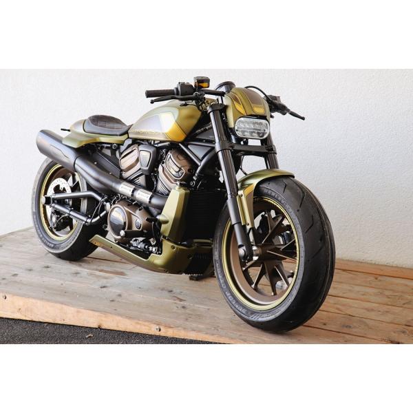 Cult-Werk RH Sportste Blinker Halterung set. vorne. schwarz – 21-26 RH1250 Sportster S; 22-26 RH975 Nightster; 23-26 RH975S Nightster S