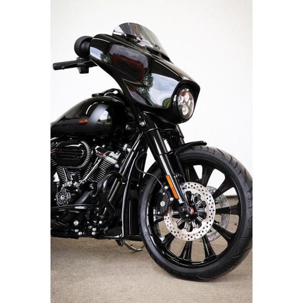 Cult-Werk vorne bug spoiler ''Custom''. glänzend schwarz – 21-23 Street Glide & Road Glide (NU)