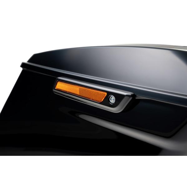 Cult-Werk extended saddlebag set. glänzend schwarz – 24-26 FLHX Street Glide; 23-26 FLHXSE CVO Road Glide; 2026 FLHXSTSE; 24-26 FLTRX Road Glide; 23-25 FLTRXSE CVO Road Glide; 24-26 FLTRXSTSE CVO Road Glide ST