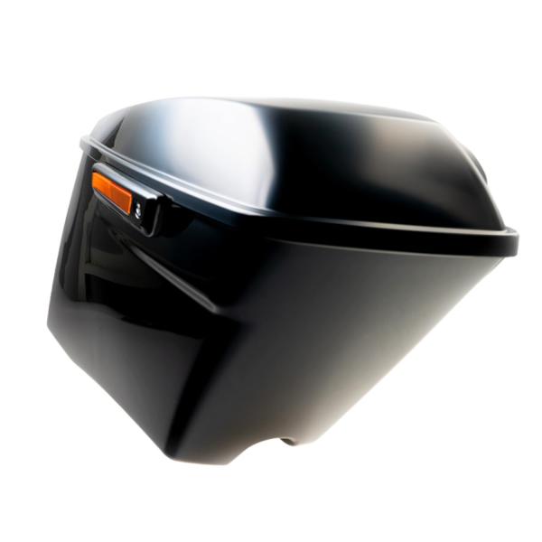 Cult-Werk extended saddlebag set. glänzend schwarz – 24-26 FLHX Street Glide; 23-26 FLHXSE CVO Road Glide; 2026 FLHXSTSE; 24-26 FLTRX Road Glide; 23-25 FLTRXSE CVO Road Glide; 24-26 FLTRXSTSE CVO Road Glide ST