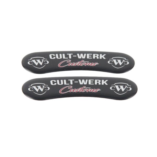 Cult-Werk custom brake caliper Abdeckung ''3D'' set – 00-26 various H-D models