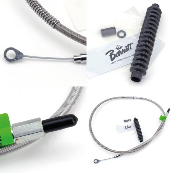 C03 - KUPPLUNGSZÜGE 1987-2006 SOFTAIL, 1987-2006 TOURING & 1991-2005 DYNA - BARNETT CLUTCHES & CABLES