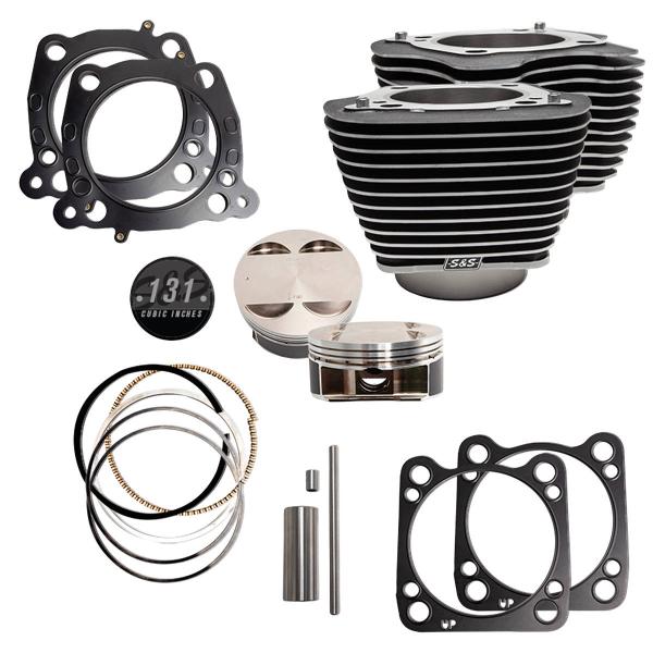 S&S 131CI & 136CI BIG BORE STROKER ZYLINDER FÜR MILWAUKEE EIGHT
