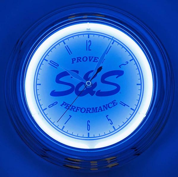 S&S 12.5" NEON CLOCKS