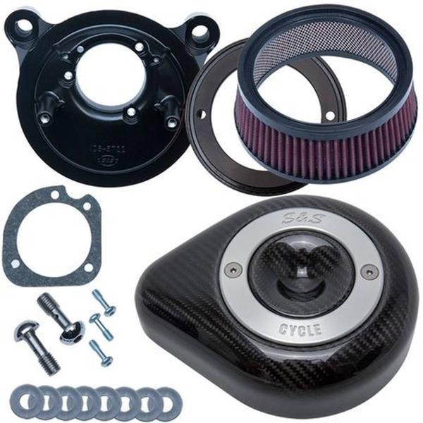 S&S STEALTH CARBON TEARDROP LUFTFILTER - S&S CYCLE