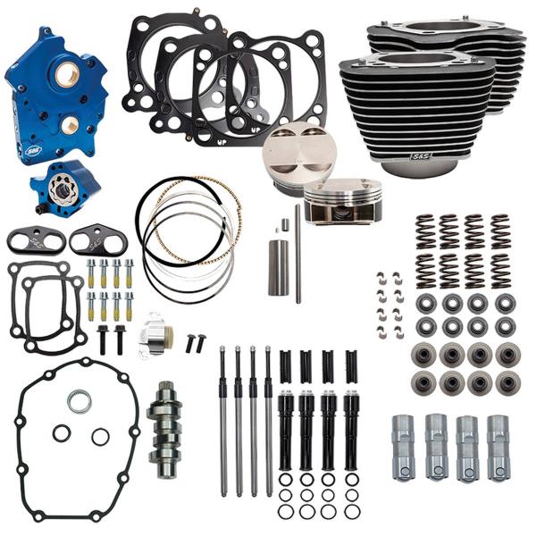 S&S 124CI, 128CI, 129CI & 132CI POWER PACKAGES FÜR MILWAUKEE EIGHT - S&S CYCLE
