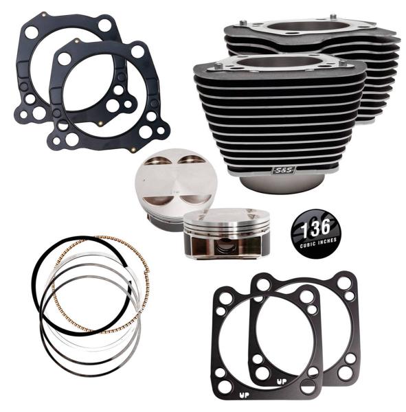 S&S 131CI & 136CI BIG BORE STROKER ZYLINDER FÜR MILWAUKEE EIGHT - S&S CYCLE